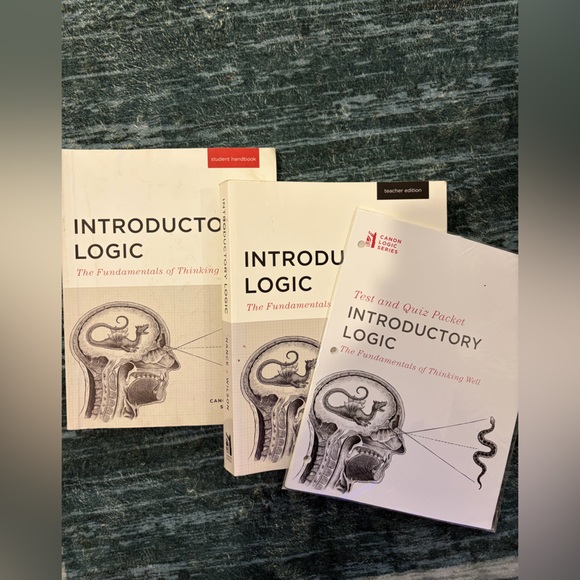 Other - Introductory Logic Book Set - Cream & Black Covers